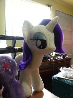 tres-apples:  rarity plushie i made not long