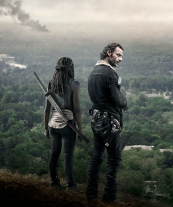 dailytwdcast:  New promotional picture of Rick Grimes and Michonne for The Walking Dead Season 6b 