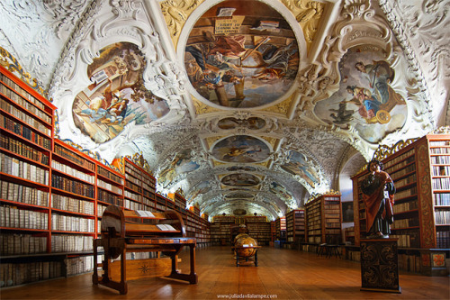 ab-reaction:The Theological Hall (Strahov Monastery, Prague). by www.juliadavilalampe.com on Flickr.