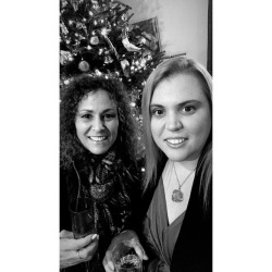 Merry Christmas from our family to yours! ✨🎄  @chantalnygrenmarmes @brysonmarm     #christmas #MarmesNygren2018 #blackandwhite #favoritetimeofyear #latergram #selfies #babiesofinstagram #rosewine #leighbeetravel #georgia #atlanta   (at Gainesville,