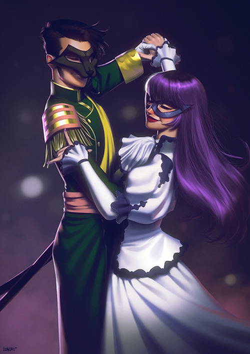 This is a commissioned painting I did, portraying the commissioner&rsquo;s OC, from his RPG stor