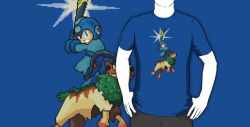 tinycartridge:  One of the best Smash images is now a shirt ⊟ You can get one of the most compelling Smash Bros. scenes  — Mega Man standing on top of a Gogoat as he prepares to swing a Home-run Bat — as a tee, hoodie, sticker, smartphone case,