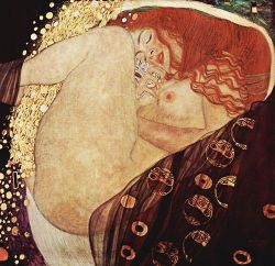 amourtwin:  Gustav Klimt, Danae 