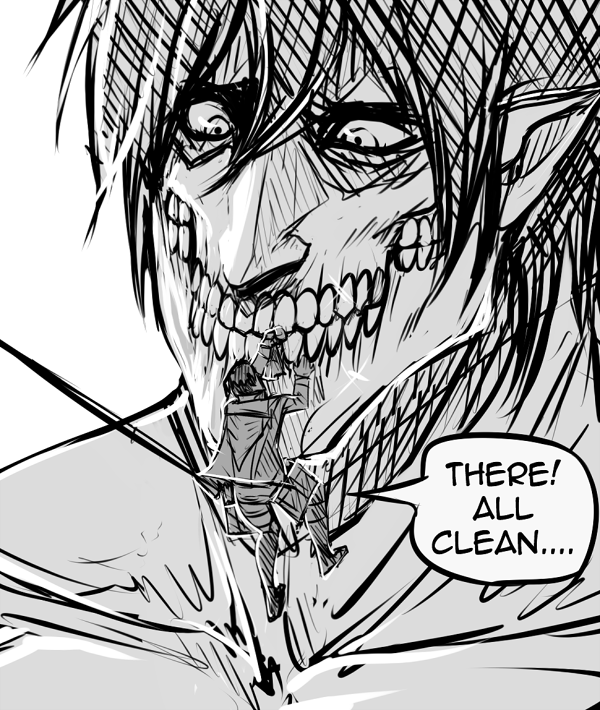 moni158:  Levi don’t be angry, thats just his way of saying thankyou for cleaning