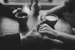 kellineth:  ———————— Something so simple as sitting and holding her hand during breakfast, knowing she’s mine … and that I am hers. I still don’t understand this … so much is the same and so much is different. How is it that I