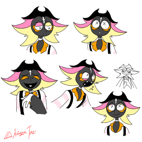 Isn't He Creative! Also Some Of Their Expressions Because I Was Bored. The Top Image Is One Of Her "creations",