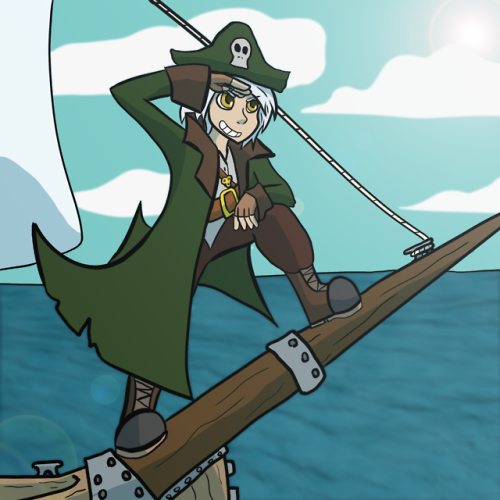 capitalismal: @peachyfiend mentioned pirate Ashe and yeah, pirate Ashe. This was way too much fun, I