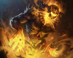 Fire Golem by ivany86 