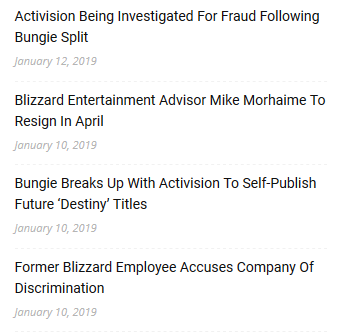 ska-suggestions:  corvusxiv:  shackleshotgun:   What is even going on with Blizzard and Activision    Bethesda vs Activision, Corporate incompetence 2019, BEGIN! 