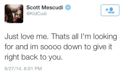 chanelnthecity:  dirtygirlfelt:  this post couldn’t have popped up on my dash at a better time… this is why kid cudi is that nigga i relate too so goddamn much.  x 