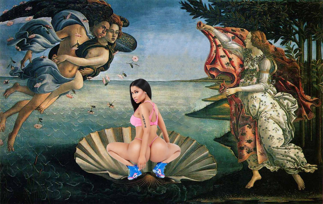 manhood:
“ Nicki Minaj x Sandro Botticelli
”