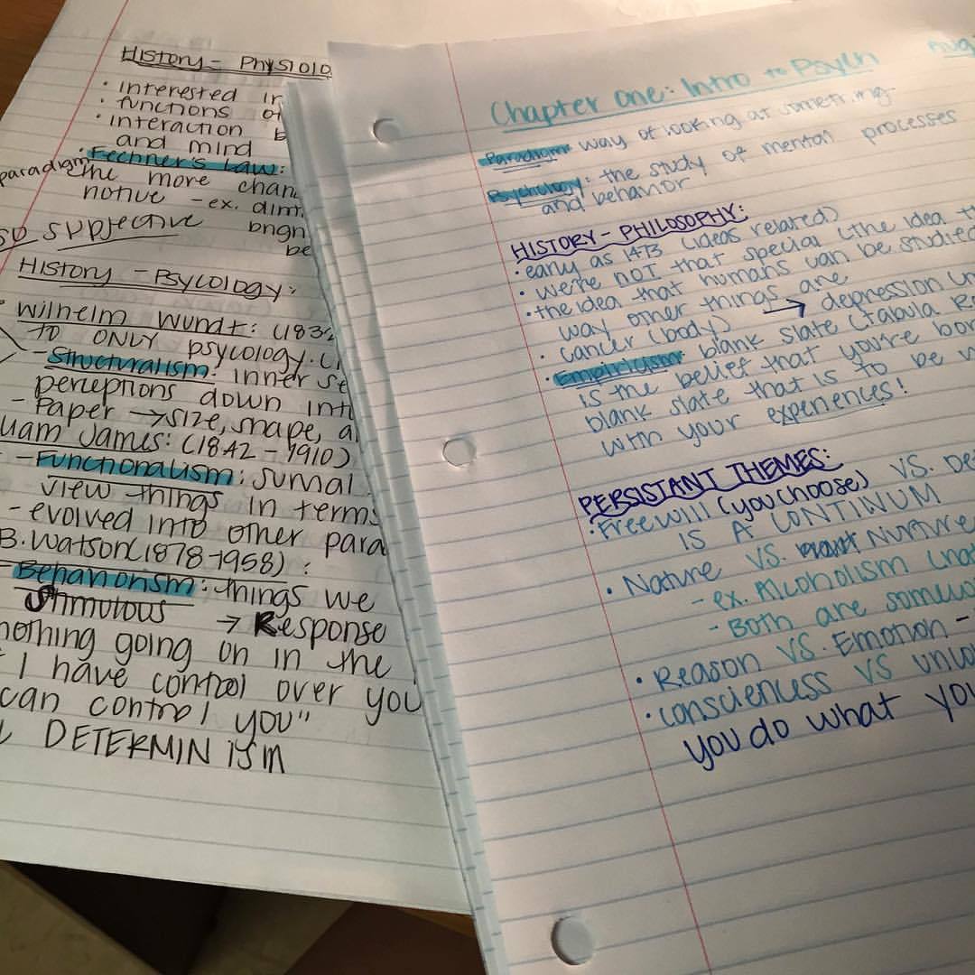 uninflu3nc3d:  Rewrite your class notes within one week! You will thank yourself