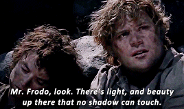 There, Peeping Among The Cloud-wrack Above A Dark Tor High Up In The Mountains, Sam Saw A White Star