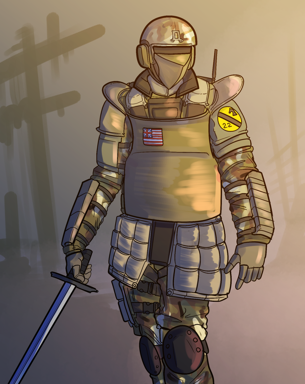 Had a dream about an Earth where blackpowder never existed and in 2016 knights rode