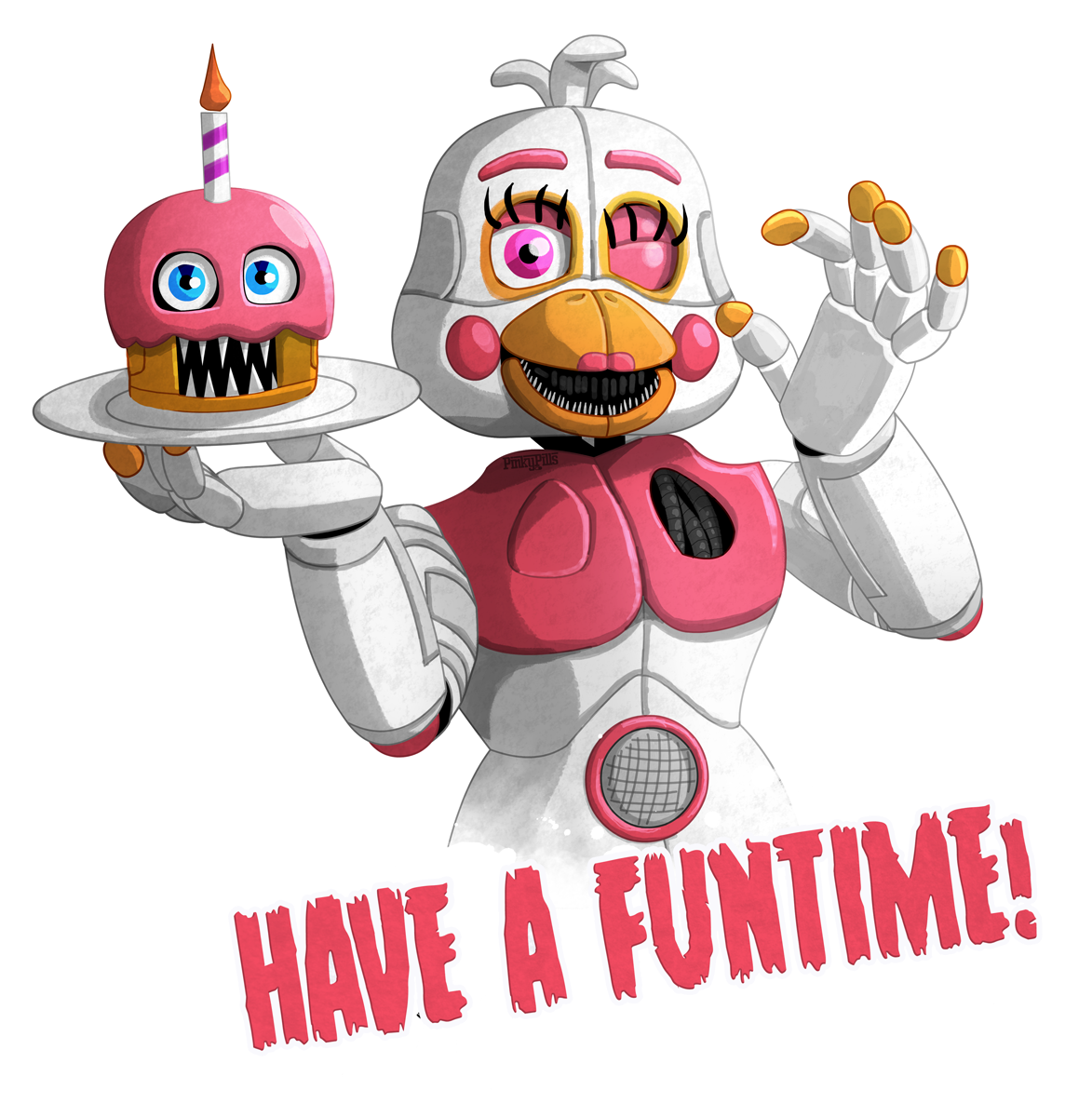 Welcome to Freddy's — pinky-pills: Wohoo, Funtime Chica! I tried to