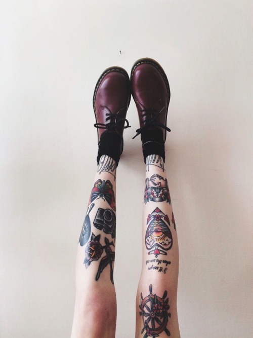 Tattoo tagged with: abstract, shin, romanmelnikov, big, facebook,  blackwork, twitter, knee, alexanderefros | inked-app.com