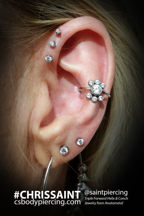 Conch piercing