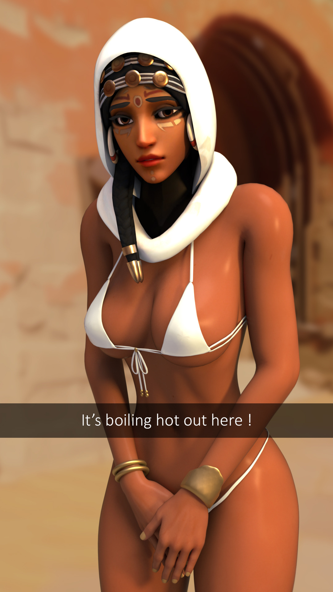 miawsfm:  (Picture) Pharah Bedouin summer snap  Hot summer is hot :3 Oh and I am