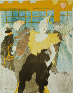 Henri de Toulouse-Lautrec. La Clownesse au Moulin Rouge (The Clowness at the Moulin Rouge). 1897