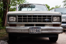 alrightyourestless:  So my buddy got it in his head that the wanted this 1987 for ranger….and well, he got it. Naturally, I found this hilarious and had to take some shots.   I rather have what most would call an &ldquo;old junk heap&rdquo; like this,