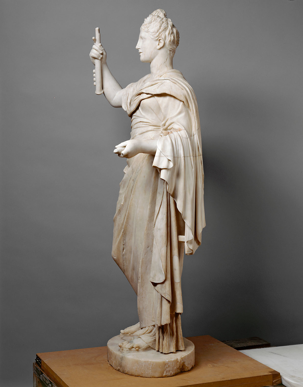 theancientwayoflife:~ Muse (“Wiener Kore”). Culture: Greek Period: Hellenistic