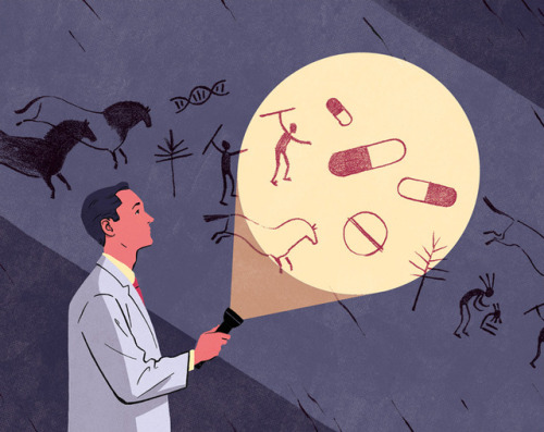 Scientific AmericanAn illustration for the article, “New Drugs from Old”, about researching new uses