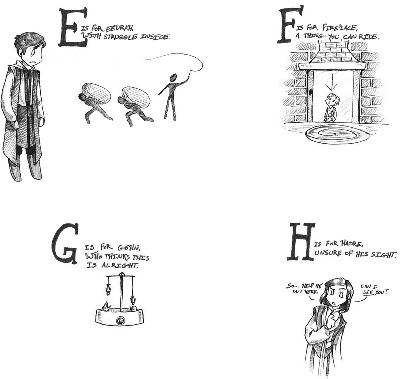 lostinmyst:  Myst Alphabet, by Artoveli.