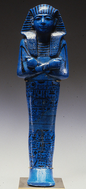 ancientpeoples:Shabti of Seti I19th Dynasty, New KingdomThis shabti was one of hundreds made for the
