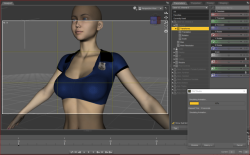 DAZ3D Tutorial, Fix for Cloth for Large Boobs with dForceFirst