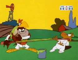 chineseshell:  Remember when Taz cosplayed as the other Looney Tunes? 