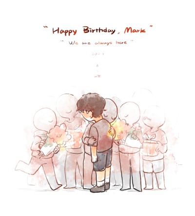 mcharon:(Hope I’m not late)Happy Birthday Mark !!💐💐✨thank you for always being awesome❤️ This is wonderful and beautiful. But now we need a lore accurate version where I’m only running faster and crazier as I get older. 