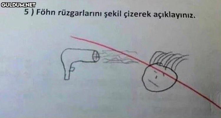 5 ) Föhn rüzgarlarını...