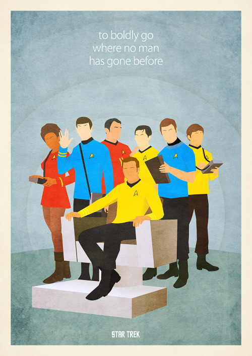 cellularpeptide:
“ Star Trek poster by zpecter
”