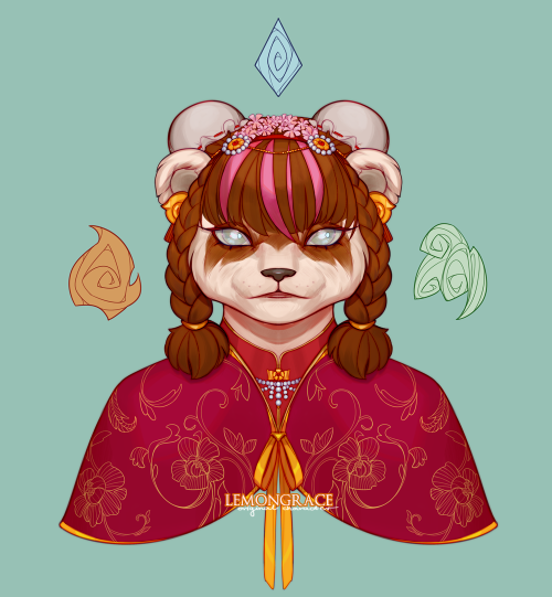 made a new pandaren, her name’s Lifen and she’s a blind restoration shaman