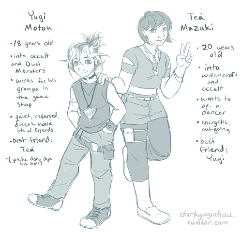 Yugi and Tea, woooh! :D for obvious reasons DARK MAGIC, we’ve decided to take them out of highschool