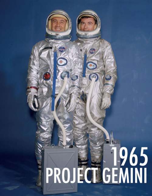 scishow:  ohstarstuff:  Evolution of the NASA space suit.  Space suit fashion sure has changed over the years! Get an overview of space suit couture in our video surveying the past, present, and future of space suit tech!