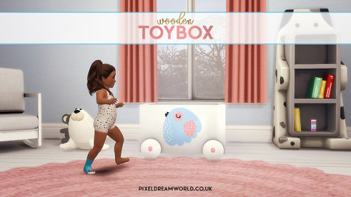 Wooden ToyboxNew mesh by meFunctional20 swatchesCuteDOWNLOAD HERE