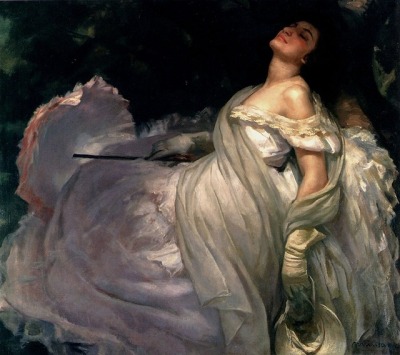 Reclining Lady, 1894, by Francesc Masriera Manovens (1842-1902)