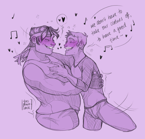 jaspurrlock: Drunk boys. Hunk, your possessive side is showing~