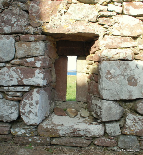 Medieval church ruins at Fahy, Ballycroy, Co Mayo, Ireland