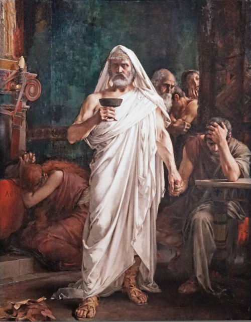 Themistocles Drinks the Poison (1887) - Henri-Camille Danger (1857-1937)Prix de Rome 1887