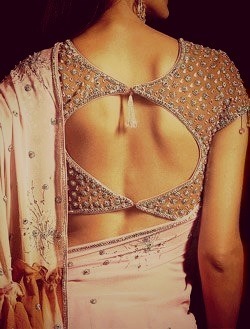 Designer saree blouse design