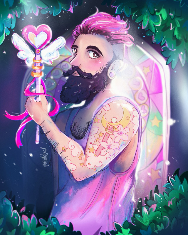A tribute to all the magical men out there: you’re fantastic. Pink looks great on everyone. Instagram | Facebook