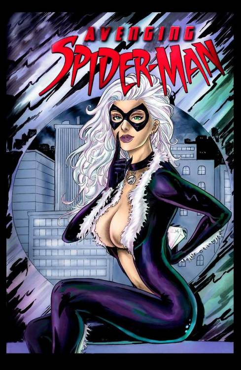  Art by @alfred183 Colors by me #BlackCat #FeliciaHardy #SpiderMan “ i’m just your&