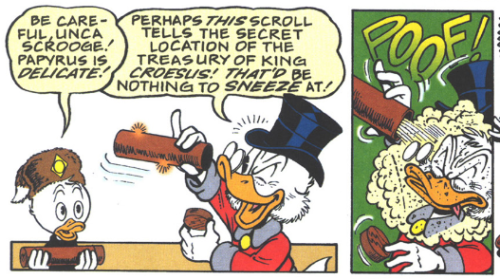 down-in-duckburg:It’s a hard knock life: Scrooge’s experience during The Guardians of the Lost Libra