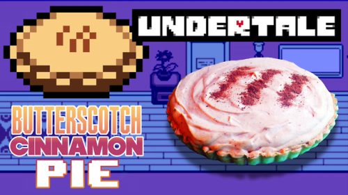 jammycooks:Butterscotch Cinnamon Pie is an Undertale treat for new monsters given to you by the swee