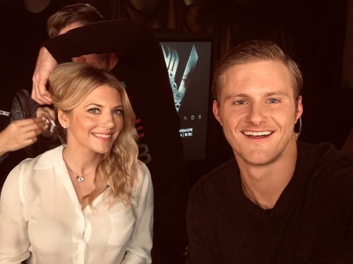 Lagertha and Bjorn at last season&rsquo;s premiere