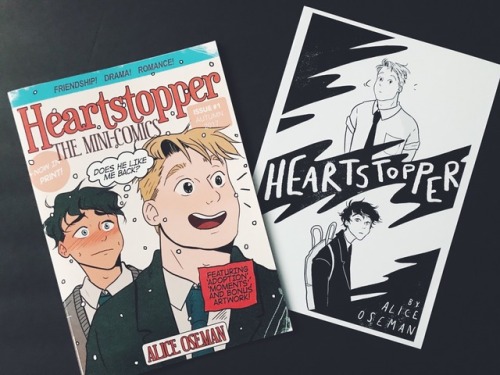 My @heartstoppercomic mini-comic and print arrived today! Please read this comic - you will love it.