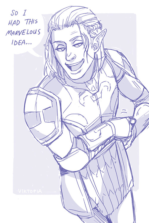 viktopia:For the record. <3That’s how it happened, right? isabelaoftheeasternseasBonus: warden sn