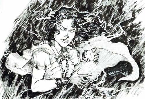 Mary Marvel sketch